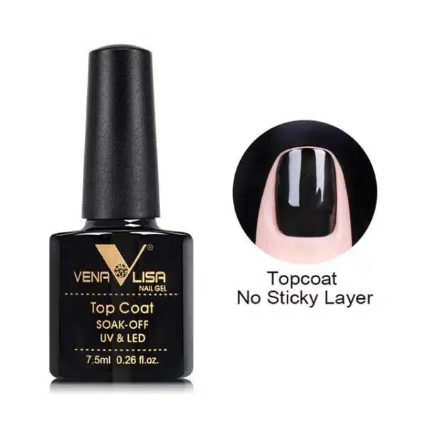 ונליסה טופ מבריק ללא נטרול 7.5 מיל VENALISA TOP COAT