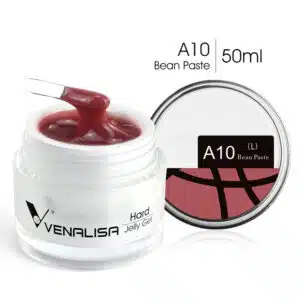 ג'ל לבניה אדום כהה ונליסה מספר 10 VENALISA BUILDER GEL BEAN PASTE 50ML