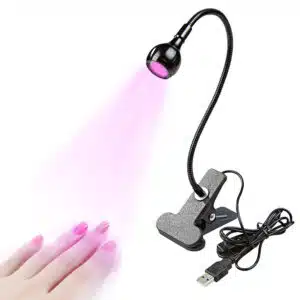 מנורת UV לייבוש טיפסים צבע לבן