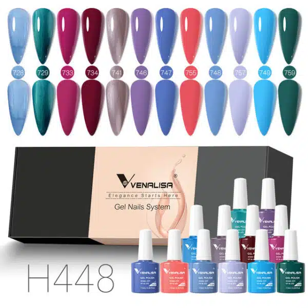 סט 12 צבעי ונליסה VENALISA H448
